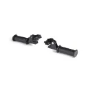 REPOSAPIES PLEGABLE UNIVERSAL (Montaje en tubo) Negro