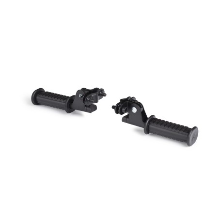 REPOSAPIES PLEGABLE UNIVERSAL (Montaje en tubo) Negro