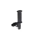 REPOSAPIES PLEGABLE UNIVERSAL (Montaje en tubo) Negro
