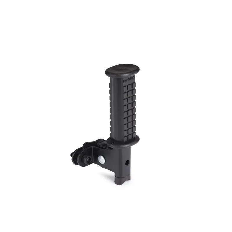 REPOSAPIES PLEGABLE UNIVERSAL (Montaje en tubo) Negro
