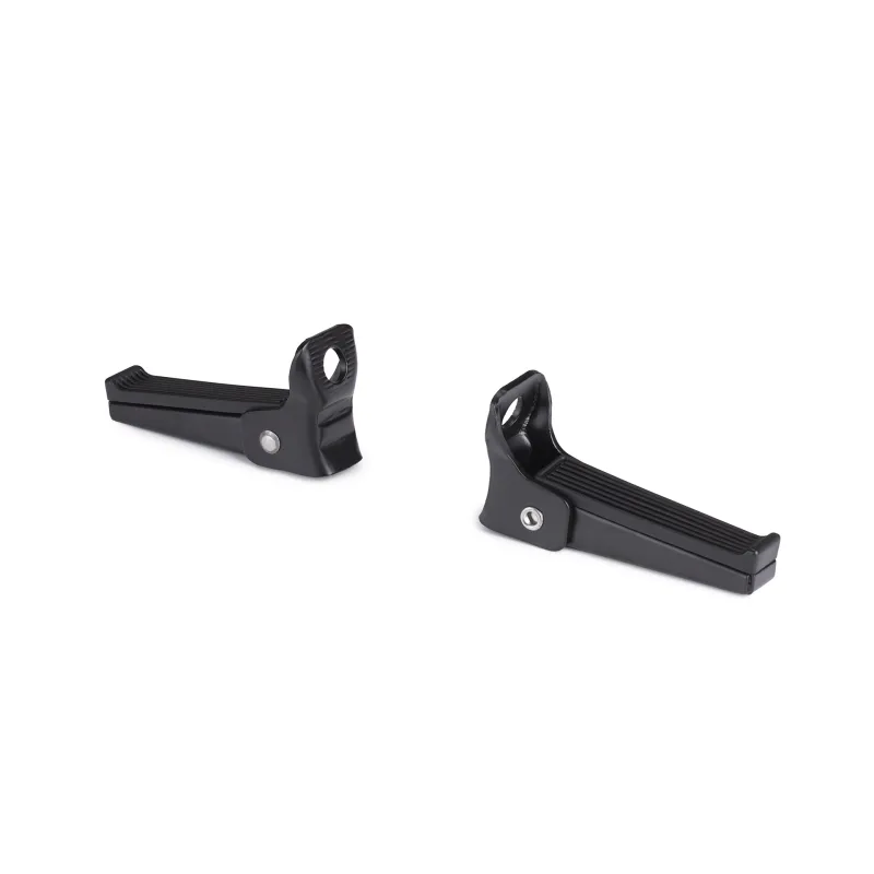 REPOSAPIES PLEGABLE UNIVERSAL (Montaje en eje) Negro