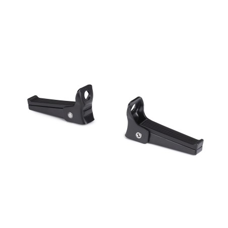 REPOSAPIES PLEGABLE UNIVERSAL (Montaje en eje) Negro