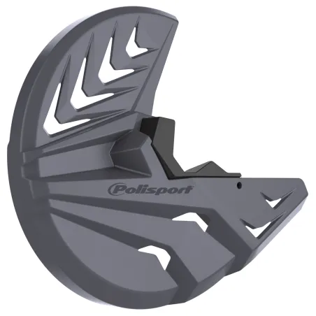 PROTECTOR DISCO&HORQUILLA POLISPORT  INFERIOR GAS GAS EC250/300/350(09-20) XC(17-20) RIEJU(21-23) Gris