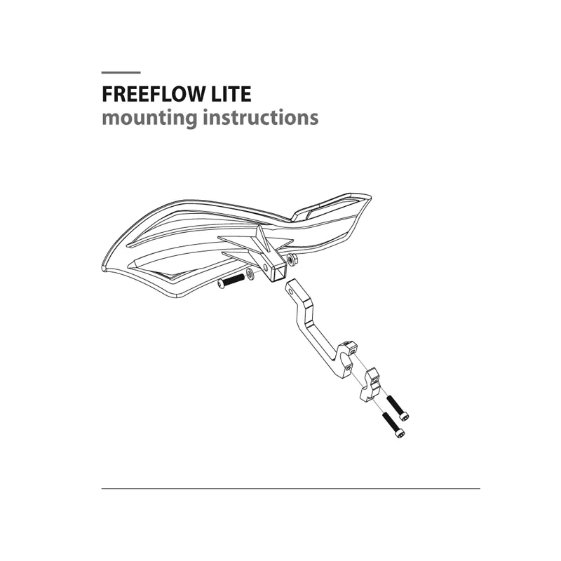 KIT MONTAJE POLISPORT  PLASTICO FREE FLOW LITE