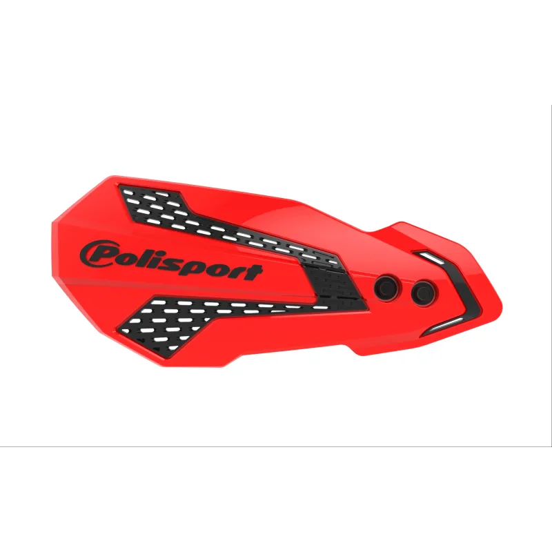 Protetor de mão MX FLOW - CRF250R/CRF 250RX Modelos 2022 - Vermelho e Preto POLISPORT