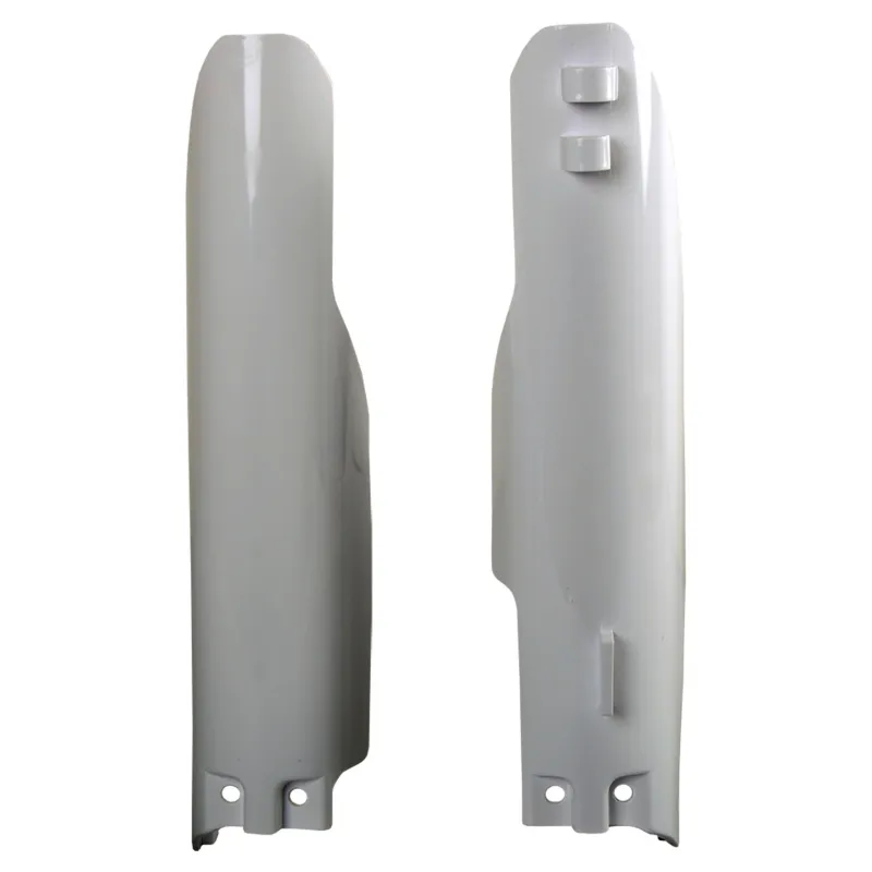 Suzuki RM125, RM250 - Protetores de Forqueta Branco - Modelos 2001-06 POLISPORT