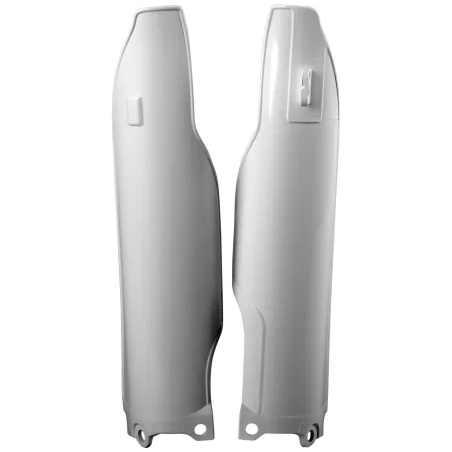 Kawasaki KX 250F,KX 450F - Fork Guards White - 2006-08 Models POLISPORT