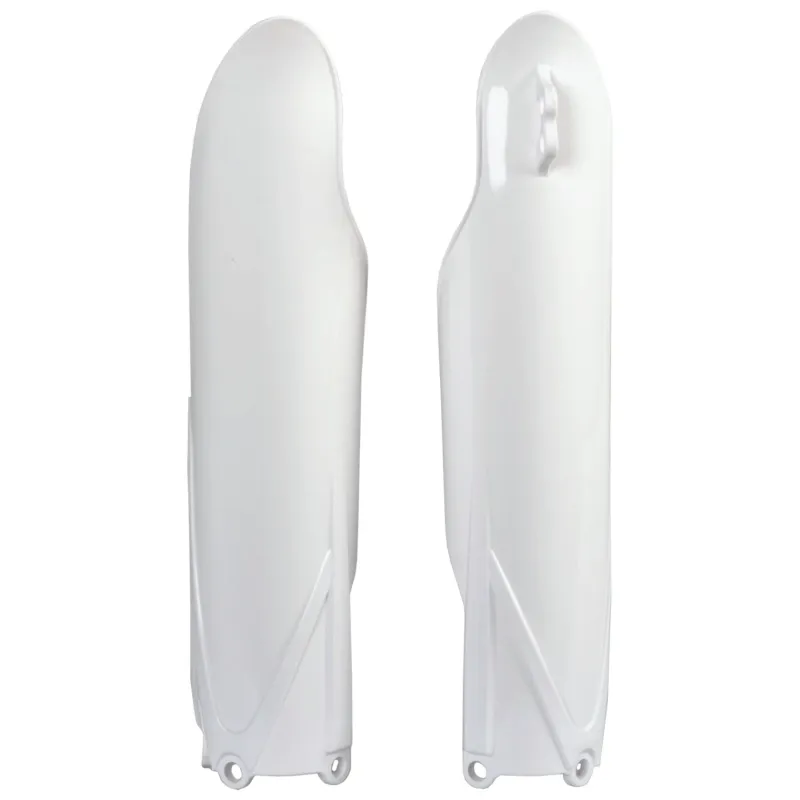 Yamaha YZ125/250 - Fork Guards White - 2022 Models POLISPORT