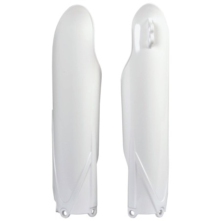 Yamaha YZ125/250 - Fork Guards White - 2022 Models POLISPORT