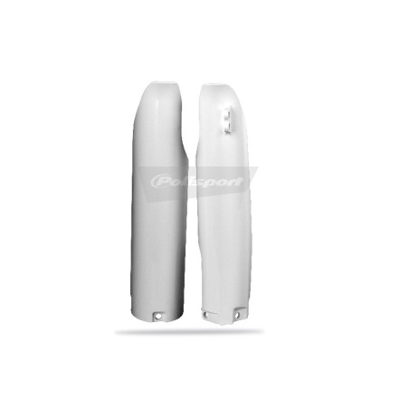 Yamaha WR250F,WR450F - Protetores de Forqueta Branco - Modelos 2005 POLISPORT