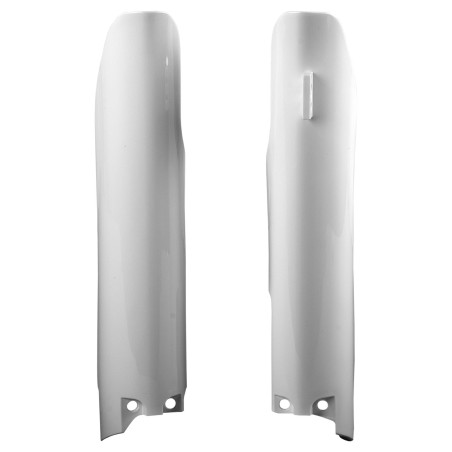 Suzuki RMZ450 - Fork Guards White - 2008-22 Models POLISPORT