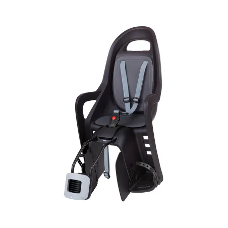 Groovy FF - Child Bike Seat for Frames Black and Dark Grey POLISPORT