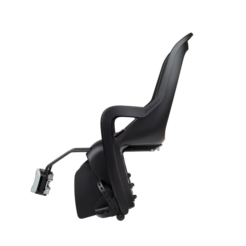 Groovy FF - Child Bike Seat for Frames Black and Dark Grey POLISPORT