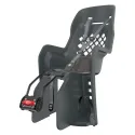 Joy FF - Child Bicycle Seat for Rear Child Seat Dark Grey POLISPORT