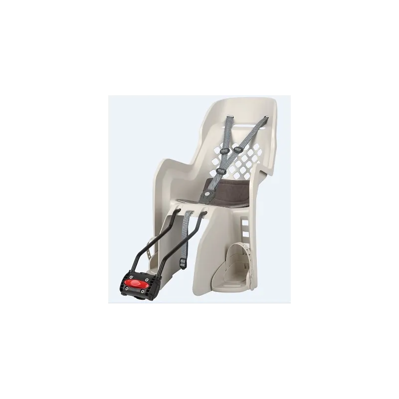 Joy 29´´ - Child Bicycle Seat for Small Frames and 29Ers Cream and Dark Grey POLISPORT