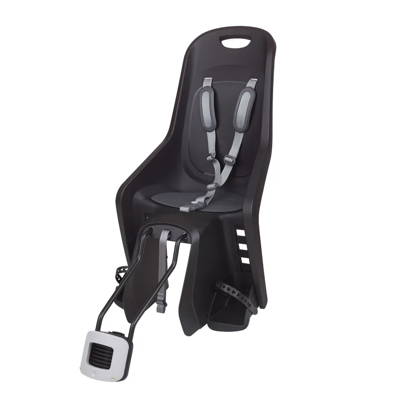 Bubbly Maxi Plus 29´´ - Child Bike Seats Black and Dark Grey for Small Frames and 29Ers POLISPORT