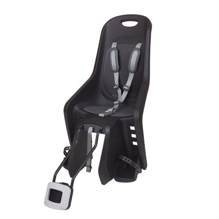 Bubbly Maxi Plus 29´´ - Child Bike Seats Black and Dark Grey for Small Frames and 29Ers POLISPORT