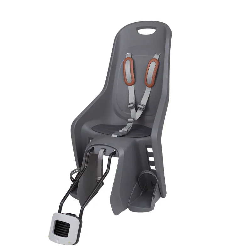 Bubbly Maxi Plus 29´´ - Child Bicycle Seat Grey for Small Frames and 29Ers POLISPORT