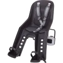Bubbly Mini Plus FF - Child Bicycle Seat for Frames Black and Dark Grey POLISPORT
