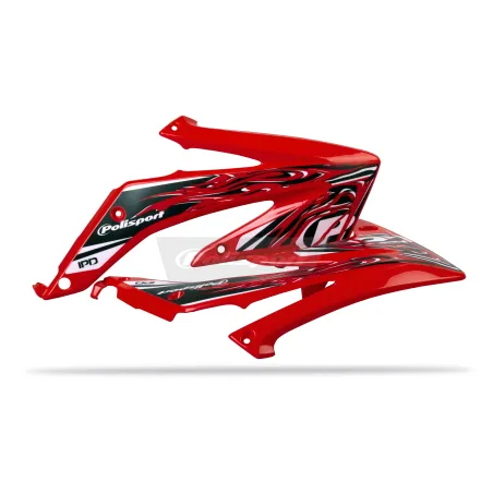 TAPAS RADIADOR POLISPORT  CRF450R (05-08) IPD Rojo CR00