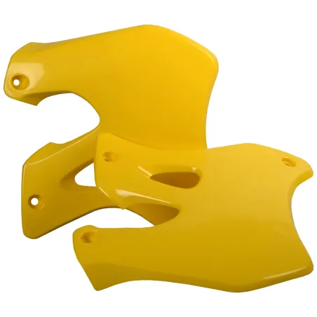 TAPAS RADIADOR POLISPORT  RM125/250 (96-98) Amarillo