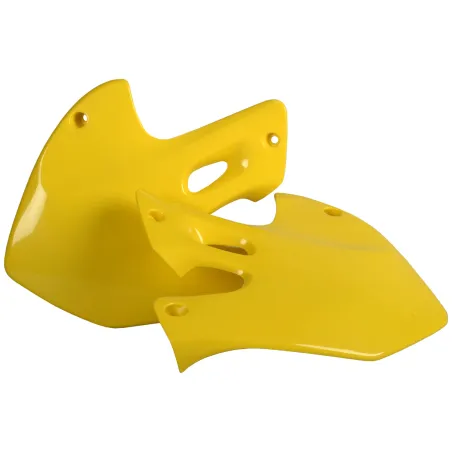 TAPAS RADIADOR POLISPORT  RM125/250 (99-00) Amarillo