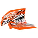 KTM 65 SX - Radiator Scoops Orange - 2009-15 Models POLISPORT