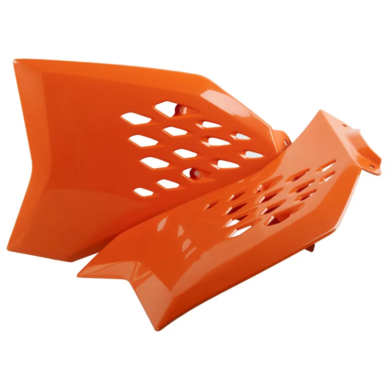 TAPAS RADIADOR POLISPORT  SX65(09-15) XC65(09) Naranja KTM