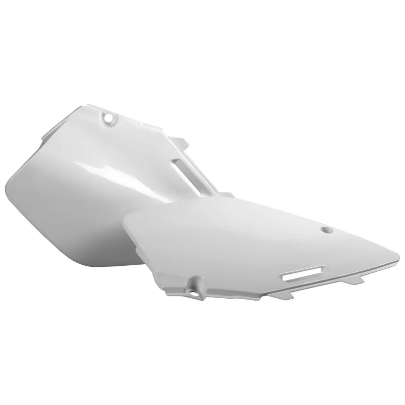 Suzuki RM125, RM250 - Tampas Laterais Branco - Modelos 1996-00 POLISPORT
