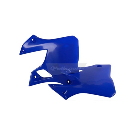 Yamaha YZ125/250 - Radiator Scoops Blue - 1996-01 Models POLISPORT