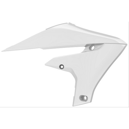 TAPAS RADIADOR POLISPORT  YZ250F(19-23) YZ250FX/WR250F(20-23) YZ450F(18-22) YZ450FX/WR450F (19-23) Blanco