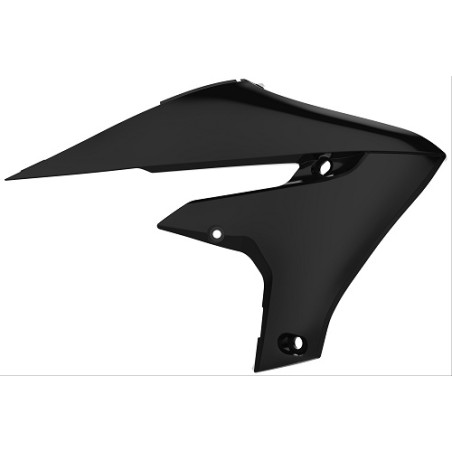 TAPAS RADIADOR POLISPORT  YZ250F(19-23) YZ250FX/WR250F(20-23) YZ450F(18-22) YZ450FX/WR450F (19-23) Negro