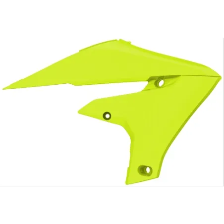 TAPAS RADIADOR POLISPORT  YZ250F(19-23) YZ250FX/WR250F(20-23) YZ450F(18-22) YZ450FX/WR450F (19-23) Amarillo Flúor