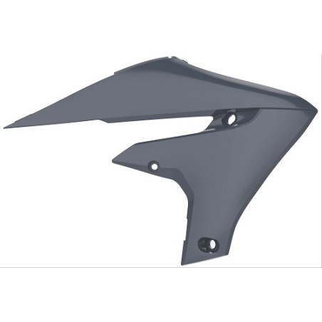 TAPAS RADIADOR POLISPORT  YZ250F(19-23) YZ250FX/WR250F(20-23) YZ450F(18-22) YZ450FX/WR450F (19-23) Gris