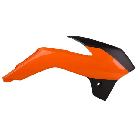 TAPAS RADIADOR POLISPORT  SX85 (13-17) Negro/Naranja KTM