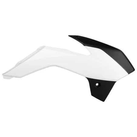 TAPAS RADIADOR POLISPORT  SX85 (13-17) Negro/Blanco
