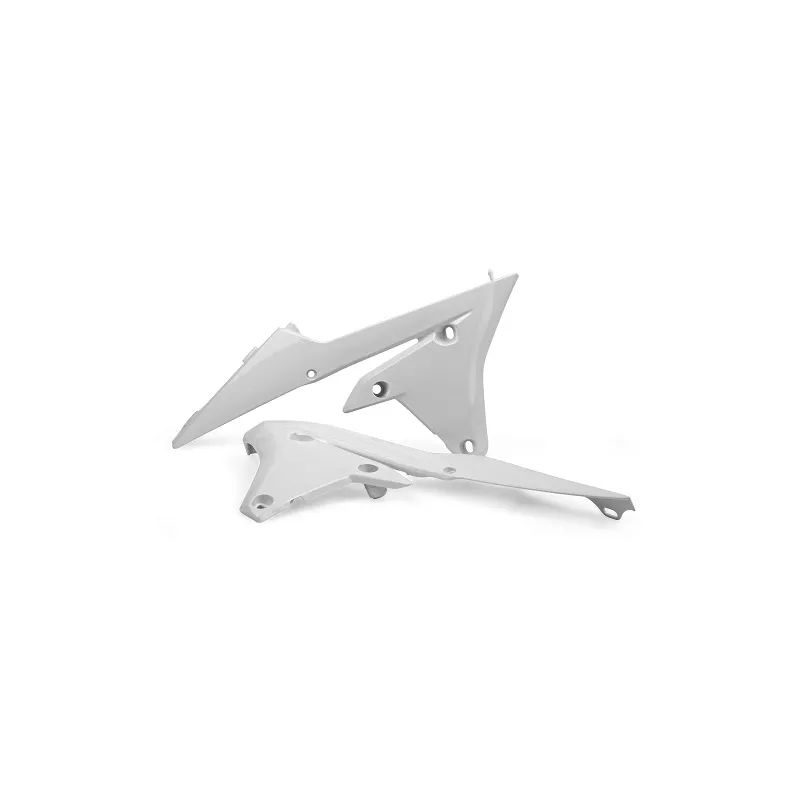 TAPAS RADIADOR POLISPORT  YZ250F(14-18) 450F(14-17) YZ250FX(15-18) Blanco