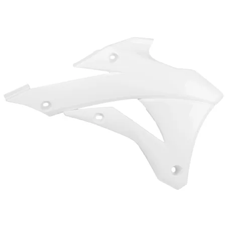TAPAS RADIADOR POLISPORT  KX85/100/112 (14-21) Blanco