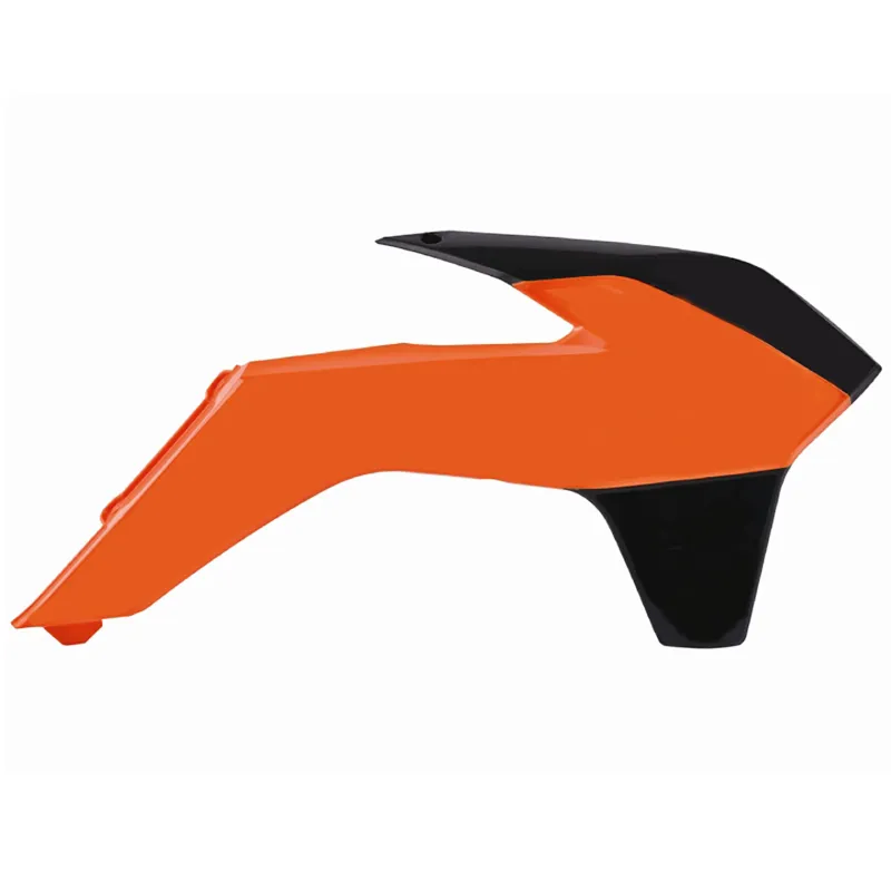 TAPAS RADIADOR POLISPORT  SX/XC(13-16) SX-F/XC-F(13-15) EXC/EXC-F(14-16) Naranja KTM/Negro