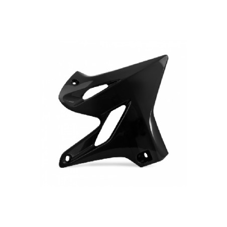 Yamaha YZ125X,YZ250X - Radiator Scoops Black - 2016-22 POLISPORT