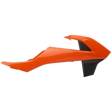 TAPAS RADIADOR POLISPORT  SX/SX-F/XC-F(16-18) EXC/EXC-F/XC(17-19) Naranja ork16/Negro