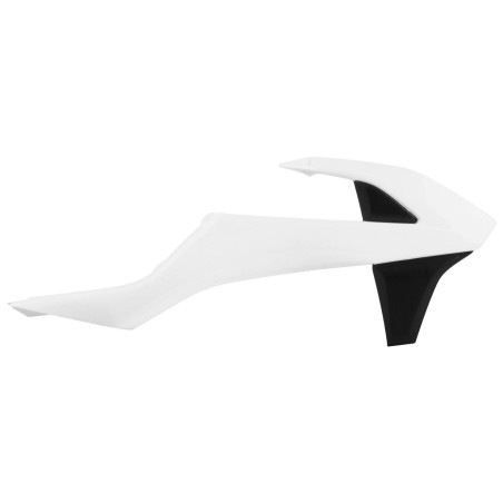 TAPAS RADIADOR POLISPORT  SX/SX-F/XC-F(16-18) EXC/EXC-F/XC(17-19) Blanco/Negro