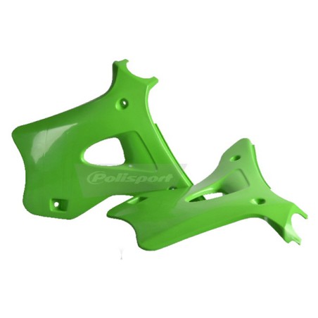 TAPAS RADIADOR POLISPORT  KX125/250 (94-98) Verde