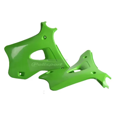 TAPAS RADIADOR POLISPORT  KX125/250 (94-98) Verde