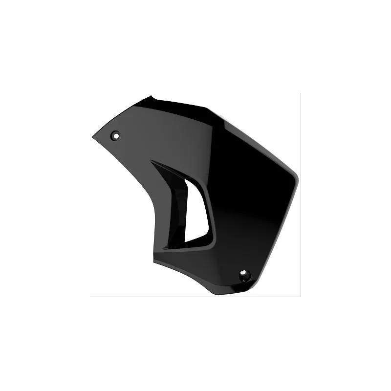 Kawasaki KLR650 - Tampa de Radiador Direita Preta - Modelos 2008-18 POLISPORT