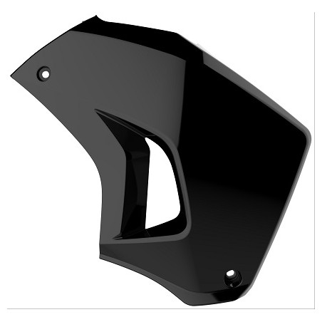 Kawasaki KLR650 - Tampa de Radiador Direita Preta - Modelos 2008-18 POLISPORT