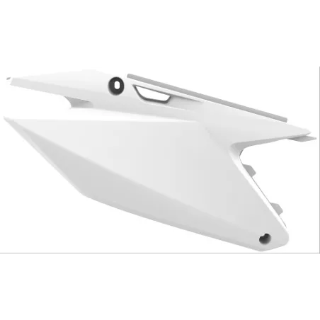 TAPAS LATERALES POLISPORT  RM125/250 (01-08) Blanco