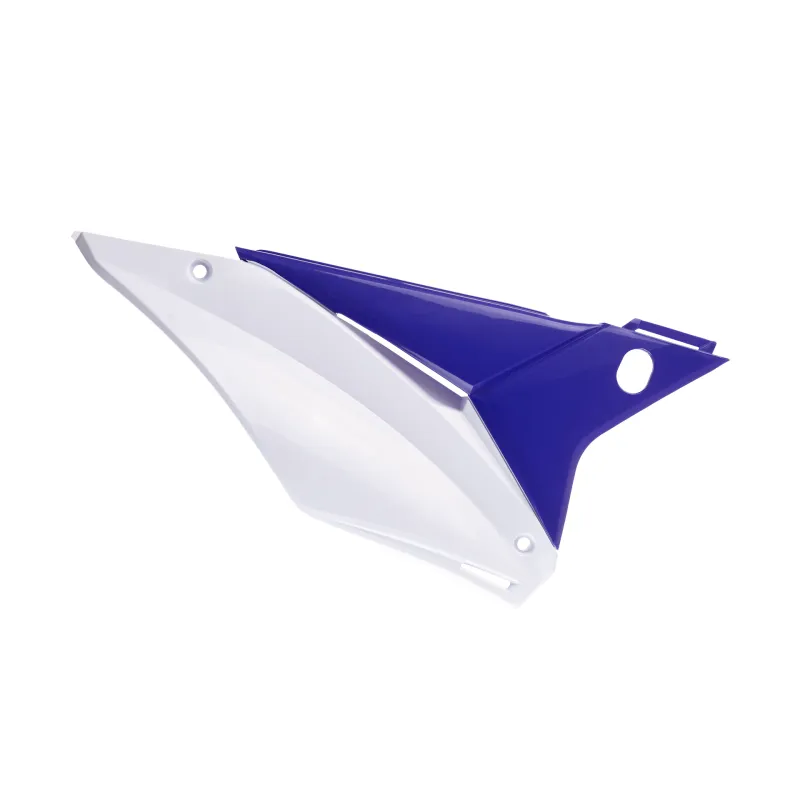 Sherco SE-R,SEF-R - Side Panels with Airbox Cover S-blue, White - 2017-21 Models POLISPORT