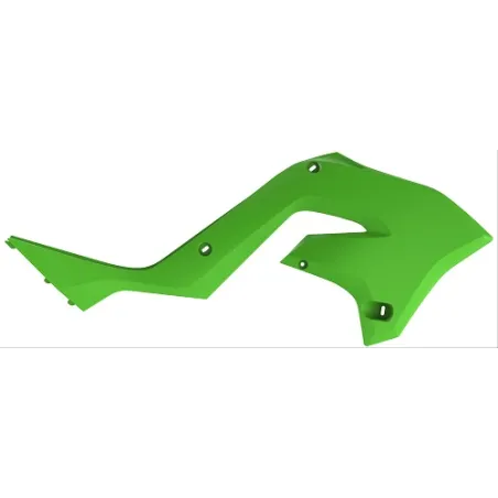 TAPAS RADIADOR POLISPORT  KX125/250 Restyling KX450 (20) Verde