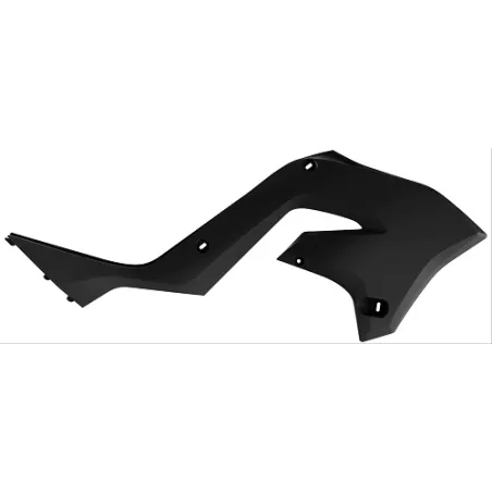 TAPAS RADIADOR POLISPORT  KX125/250 Restyling KX450 (20) Negro